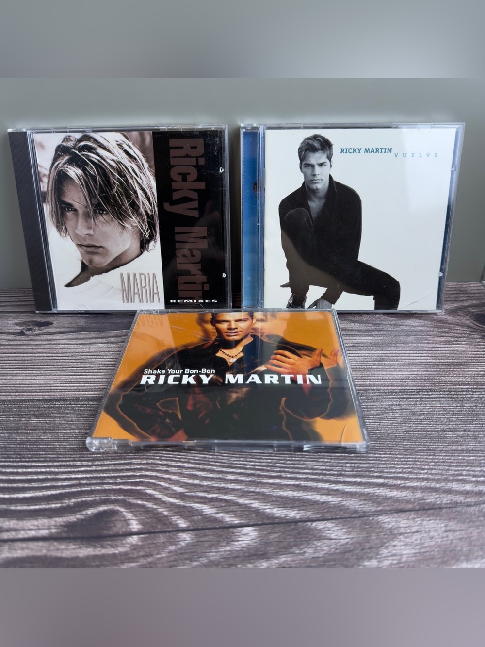 Ricky Martin CD Lot of 3 Shake Your Bon-Bon Single Maria Remixes Vuelve